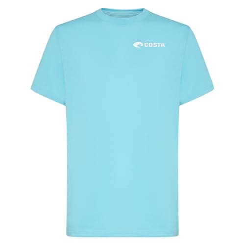 Costa Del Mar Costa Topwater T-Shirt for Men Water Sports Protection UV Protection Size L — Orange