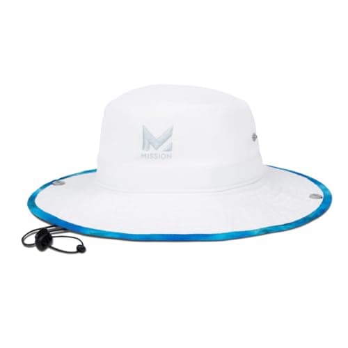 MISSION Cooling Bucket Hat - Unisex Wide-Brim Hat for Men & Women - Lightweight, Foldable & Durable — Turn Light Gray