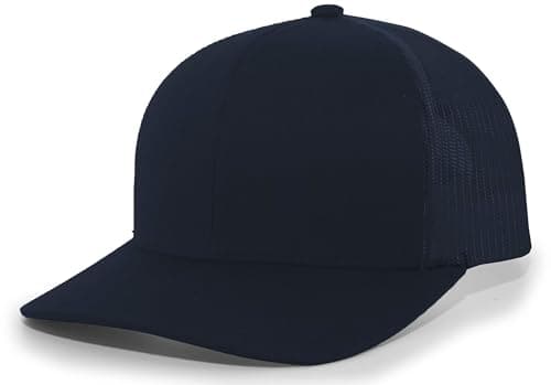 Pacific Headwear Snapback Trucker: Stylish Unisex Cap for Everyday WearComfortable All-Day Cap for Men and WomenSnapback — Navy