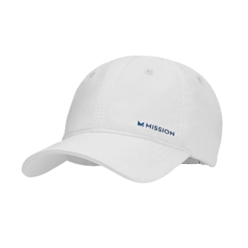 Mission Cooling UPF Performance Unisex One Size Hat for Workouts, Golf & Running
| UPF Performance Hat Mission Cooling — White