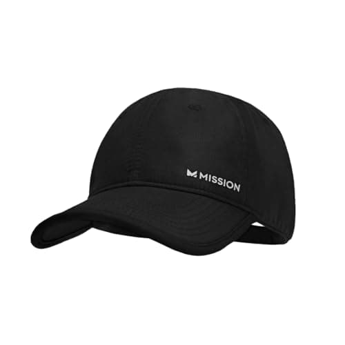 Mission Cooling UPF Performance Unisex One Size Hat for Workouts, Golf & Running
| UPF Performance Hat Mission Cooling — Black
