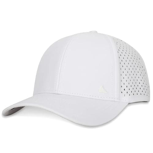 Salt Mafia Waterproof Hats for Men - 6 Panel Hat Curve Brim Snap Back Hat — Wash