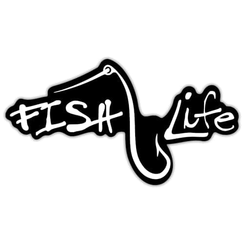 Easy Application Peel & Stick Decal Sticker - Fish Life KCD2769 - Cars, Trucks, Vans, SUVs & More
| Fish Life 7-Inch Wh