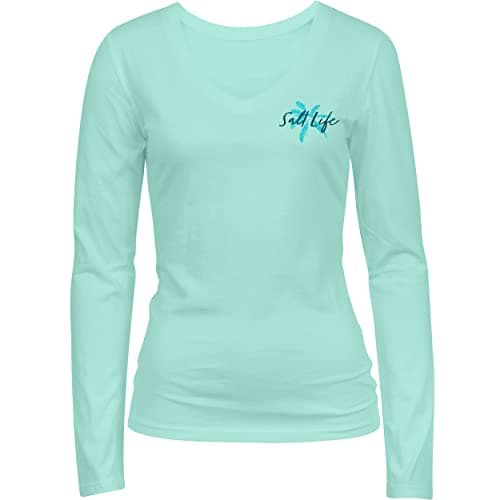 Salt Life Women's Keep Palm Long Sleeve V-Neck Tee for Outdoor Adventure
| Salt Life Women's Keep Palm Long Sleeve V-Ne