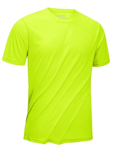 KEFITEVD Men's UPF 50+ Quick Dry Sun Protection Rashguard Shirt for Fishing and Workout
| KEFITEVD Men's SPF 50 Quick D — Fluorescent Green