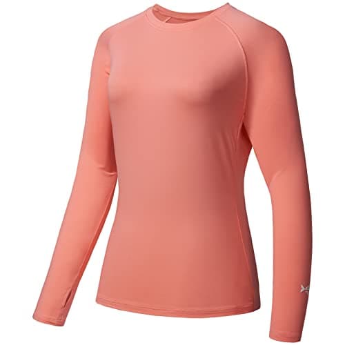 Women's UPF 50+ UV Sun Protection Long Sleeve Fishing Hiking Shirt
| Global Recycled Standard Women’s Long Sleeve Sun P — Peach Amber