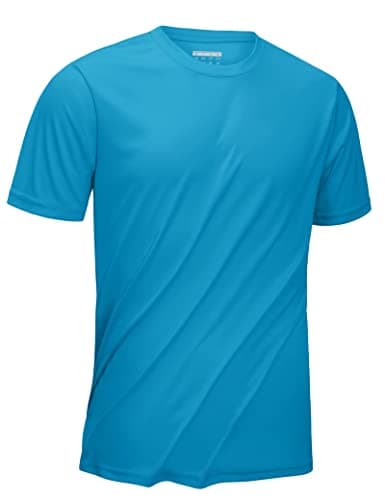 KEFITEVD Men's UPF 50+ Quick Dry Sun Protection Rashguard Shirt for Fishing and Workout
| KEFITEVD Men's SPF 50 Quick D — Blue Green