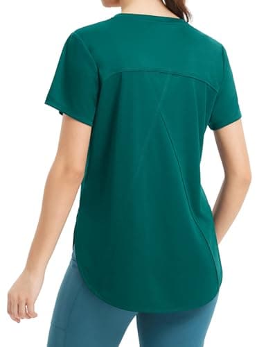 Quick Dry Baleaf Women's Short Sleeve Workout Tops
| Loose Fit Baleaf Women's UPF 50+ Running Shirts
| Baleaf Women's Q