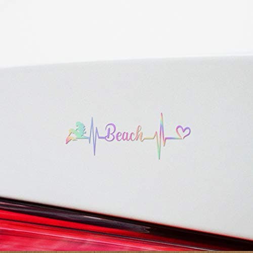 Decal Stickers Mermaid Beach Love Hologram Set of 2 Premium Waterproof ANDstic909452HO  
Decal Stickers Mermaid Beach Lo