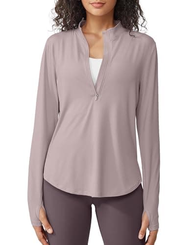 G4Free UPF 50+ Sun Protection Women's Long Sleeve Workout Tops for Lightweight Running
| G4Free Lightweight Quick Dry W — Gray Lilac