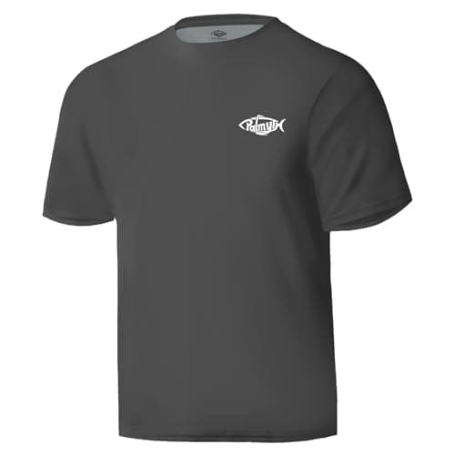 Palmyth Men's Fishing Shirt Short Sleeve Sun Protection UV UPF 50+ SPF Versatile Summer Outfit