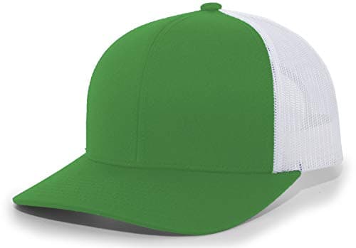 Pacific Headwear Snapback Trucker: Stylish Unisex Cap for Everyday WearComfortable All-Day Cap for Men and WomenSnapback — Kelly/White/Kelly
