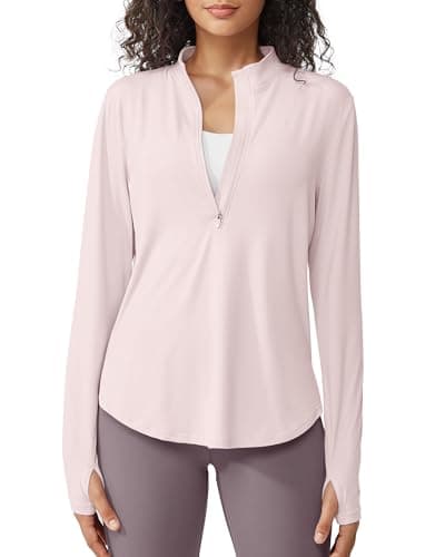 G4Free UPF 50+ Sun Protection Women's Long Sleeve Workout Tops for Lightweight Running
| G4Free Lightweight Quick Dry W — Smoky Blush