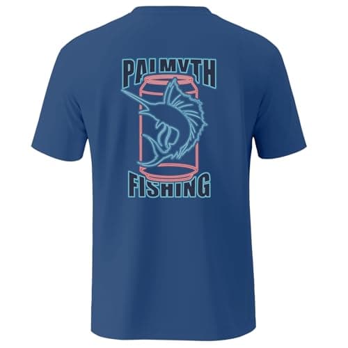 Palmyth Fishing Shirts for Men Short Sleeve UPF 50+ Sun Protection UV T-Shirt
| Palmyth Men's Short Sleeve Fishing Shir — Navy / Ice Sailfish