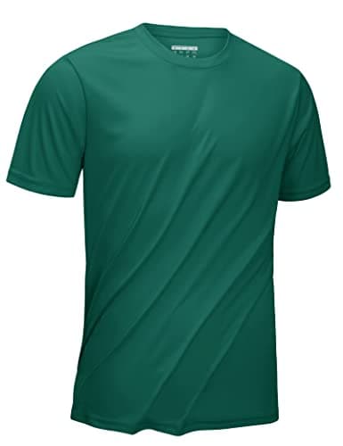 KEFITEVD Men's UPF 50+ Quick Dry Sun Protection Rashguard Shirt for Fishing and Workout
| KEFITEVD Men's SPF 50 Quick D — Emerald Green
