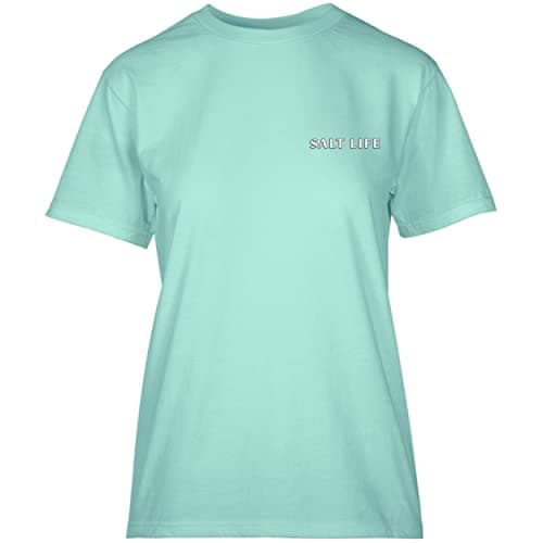Salt Life Women's Sea Escape Badge Long Sleeve Tee + Size + Color + Versatile For All-Day Wear + UV Protection + Soft An