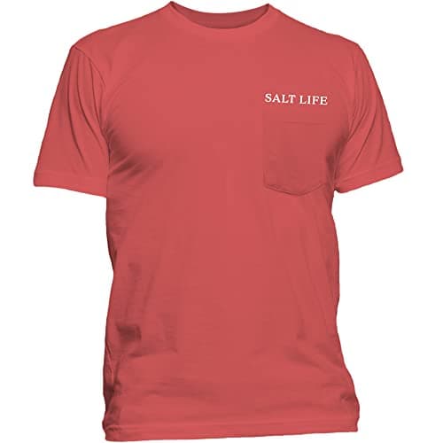 Salt Life Men's Comfortable Short Sleeve Crew Neck Tee for Summer Surfing and Casual Wear