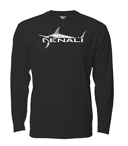 Denali Performance Apparel Men's Marlin Logo Tournament Teaser UPF 50+ UV Protection Long Sleeve T-Shirt
| Denali Men's — Black