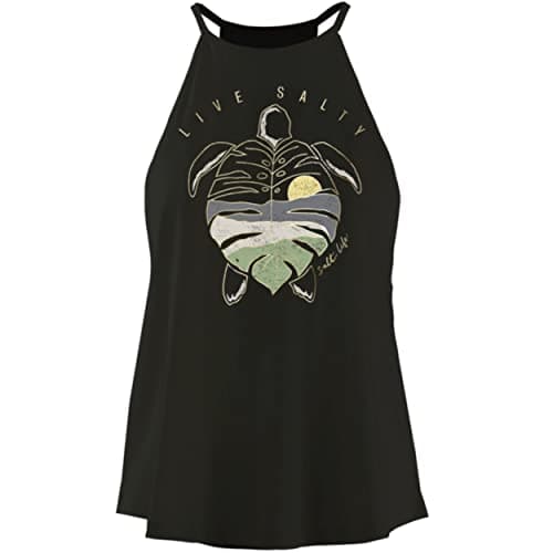 Salt Life Women's Fashionable Turtle Neck Halter Tank for Summer Beach Vacation  
Salt Life Women's Comfortable Turtle N