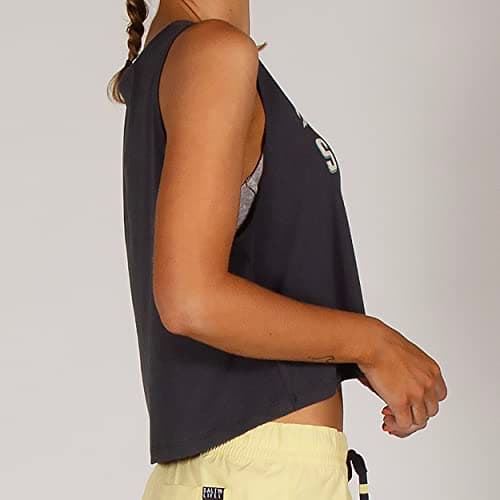 Salt Life Women's First Light Cropped Muscle Tank - Lightweight Breathable Summer Tops for Sweat-Free Fitness Sessions