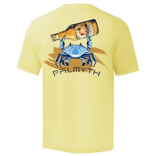 Palmyth Men's Sun Protection Fishing Shirt Short Sleeve UPF 50+ SPF Clothing
| Palmyth Men's UV Protection Fishing Shir