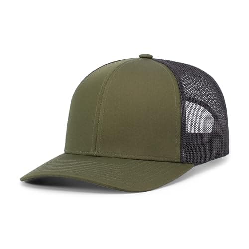 Pacific Headwear Snapback Trucker: Stylish Unisex Cap for Everyday WearComfortable All-Day Cap for Men and WomenSnapback — Moss Green/Lt Charcoal/Moss Green
