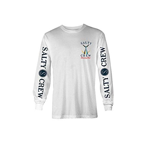Salty Crew Tailed Long Sleeve Tee + Men's + Casual Wear + Comfortable Fit + Stretchy Fabric + Slim Fit + 100% Cotton + U