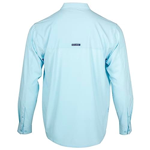 Salt Life Men's Performance Long Sleeve Tee for Active Summer Days
| Salt Life Men's Comfortable Woven Long Sleeve Tee