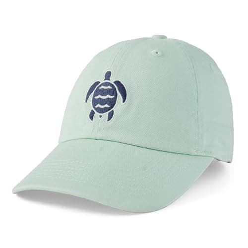 Life is Good Positive Lifestyle Turtle Chill Cap - Sage Green - One Size - Unlimited Sun Protection - Versatile Summer A