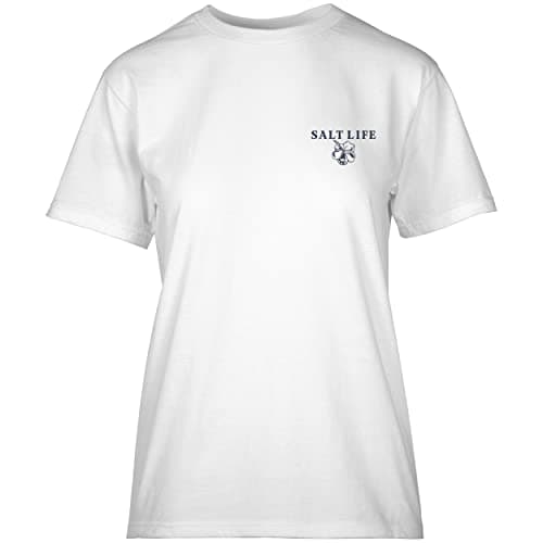 Salt Life Men's Hibiscus Long Sleeve Tee for Summer Beach Vacation Cool and Comfortable
