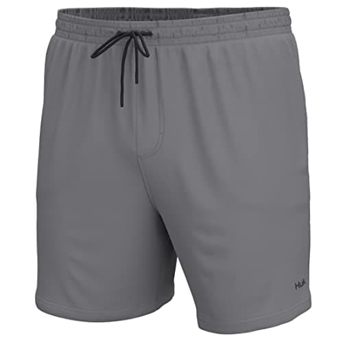 HUK Pursuit Volley Quick-Dry Fishing Shorts for Men Fast Drying Breathable Water Resistant Perfect for Summer Fishing Tr — Night Owl