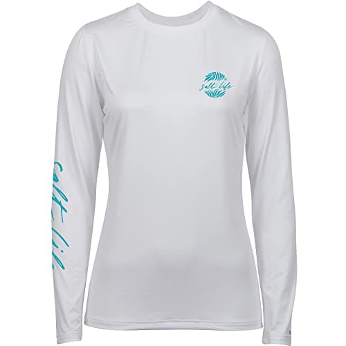 Salt Life Women's Oasis Long Sleeve Performance Shirt + Lightweight + Comfortable + Versatile