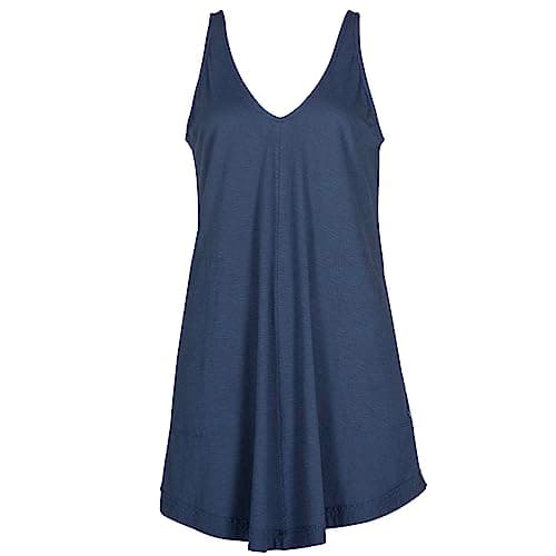 Salt Life Women's Well-fitting Tank Dress for Summer Wear, Beach, and Casual Outings, Stretchy and Comfortable, Size M, — Washed Navy