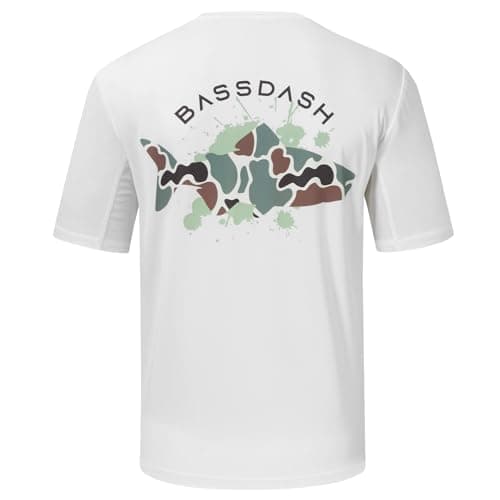 Men's BASSDASH Graphic T-Shirts Short Sleeve Fishing Shirt UPF 50+ Moisture Wicking UV Sun Protection
| Men's BASSDASH