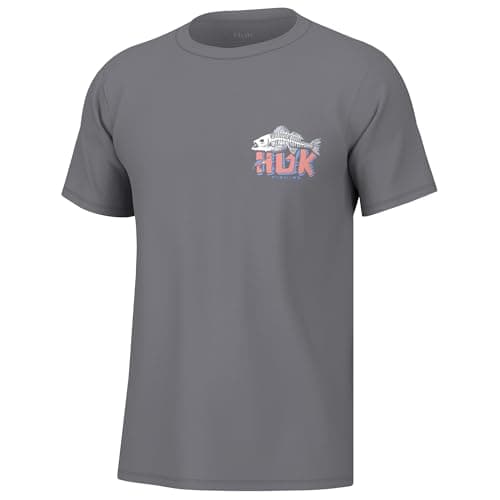 HUK Men's Quick-Dry Fishing Graphic Tee, Performance Short Sleeve
| HUK Men's Quick-Dry Fishing Tee, Performance Short