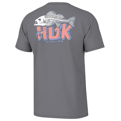HUK Men's Quick-Dry Fishing Graphic Tee, Performance Short Sleeve
| HUK Men's Quick-Dry Fishing Tee, Performance Short