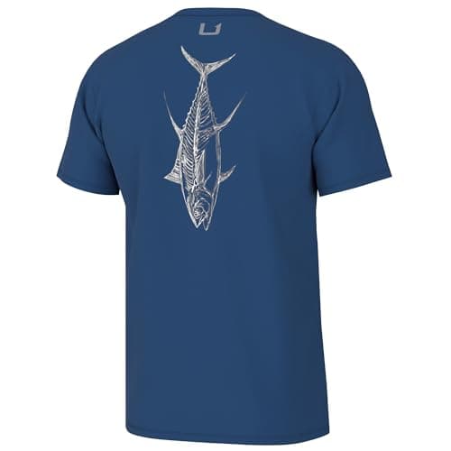HUK Men's Quick-Dry Fishing Graphic Tee, Performance Short Sleeve, Water Sports Enthusiast
| HUK Men's Quick-Dry Fishin — Tuna Sketch - Set Sail
