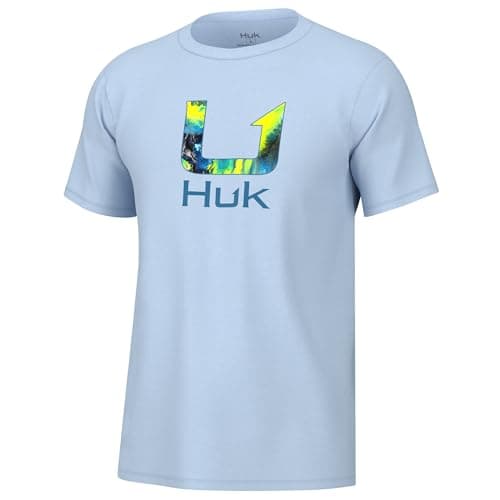 HUK Men's Quick-Dry Fishing Graphic Tee, Performance Short Sleeve, Water Sports Enthusiast
| HUK Men's Quick-Dry Fishin — Mahi Fill - Ice Water