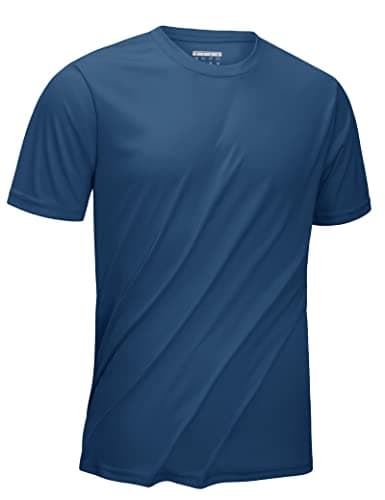 KEFITEVD Men's UPF 50+ Quick Dry Sun Protection Rashguard Shirt for Fishing and Workout
| KEFITEVD Men's SPF 50 Quick D — Blue Grey