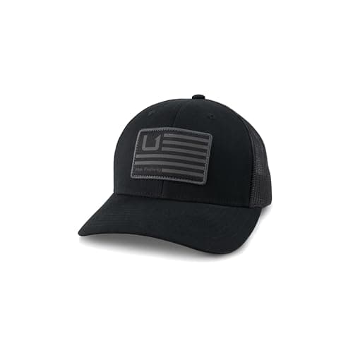 HUK Men's Anti-Glare Snapback Fishing Hat for Outdoor Adventures, Sun Protection
| HUK Men's Trucker Hat, Anti-Glare Sn