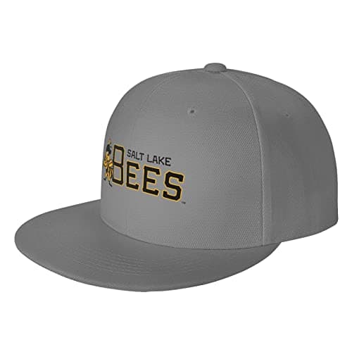 Salt Lake Bees Adjustable Baseball Caps for Men Hiphop Rap Fitted Dad Hats
| Salt Lake Bees Flat Bill Baseball Hats for — Gray