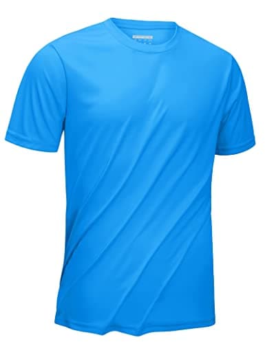 KEFITEVD Men's UPF 50+ Quick Dry Sun Protection Rashguard Shirt for Fishing and Workout
| KEFITEVD Men's SPF 50 Quick D — Azure