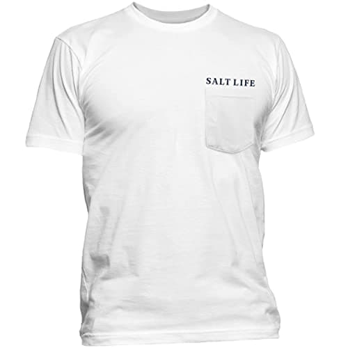 Salt Life Men's Comfortable Skull and Poles Crew Neck Tee
| Salt Life Men's Stylish Short Sleeve Pocket Tee
| Salt Life
