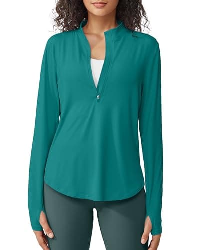 G4Free UPF 50+ Sun Protection Women's Long Sleeve Workout Tops for Lightweight Running
| G4Free Lightweight Quick Dry W — Teal