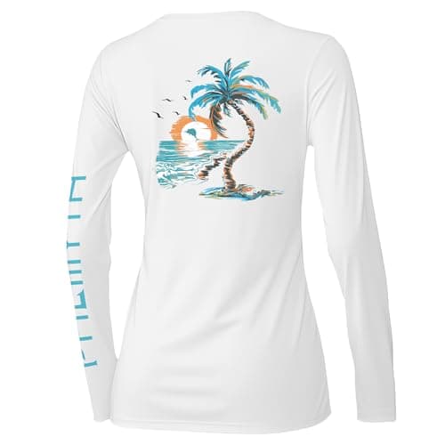 Palmyth Upf 50+ Fishing Shirts For Women Sun Protection Long Sleeve T-Shirt