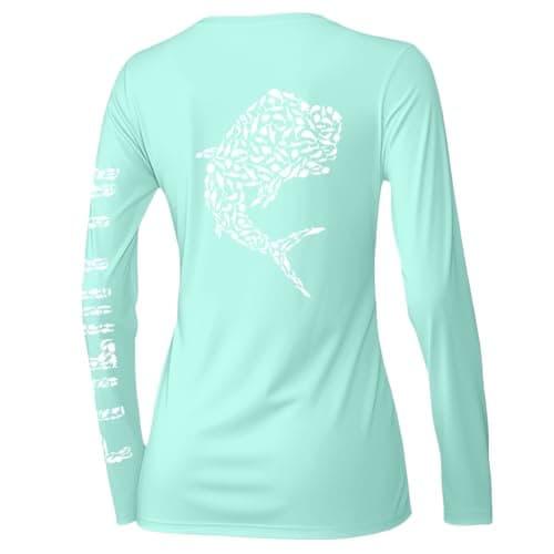 Palmyth Women's UPF 50+ Sun Protection Fishing Shirts for Outdoor Adventure
| Palmyth Women's UPF 50+ Long Sleeve Fishi — Aqua / Mahi