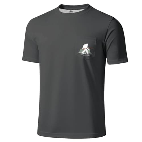 Palmyth Sun Protection Men's Short Sleeve Fishing Shirts UPF 50+ Rash Guard Tee
| Palmyth Men's Short Sleeve Sun Protec