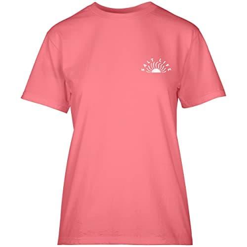 Salt Life Women's A Perfect Day Short Sleeve Tee + Stylish + Comfortable + Versatile + Soft + Moisture Wicking + Sizes: