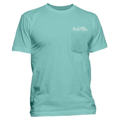 Salt Life Men's Private Island Short Sleeve Tee - Relaxed Fit, Casual Wear, Beach Vacation, Soft Fabric, Unisex, Size M,