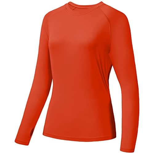 Women's UPF 50+ UV Sun Protection Long Sleeve Fishing Hiking Shirt
| Global Recycled Standard Women’s Long Sleeve Sun P — Orange